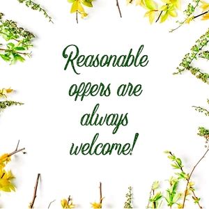 Don't like the price ?  Make me an offer :)